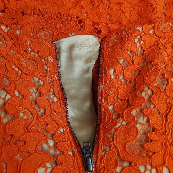 Tayla Dress by BARDOT SZ 6/S Vibrant Orange Cocktail Dress Spaghetti Straps - Picture 10 of 10